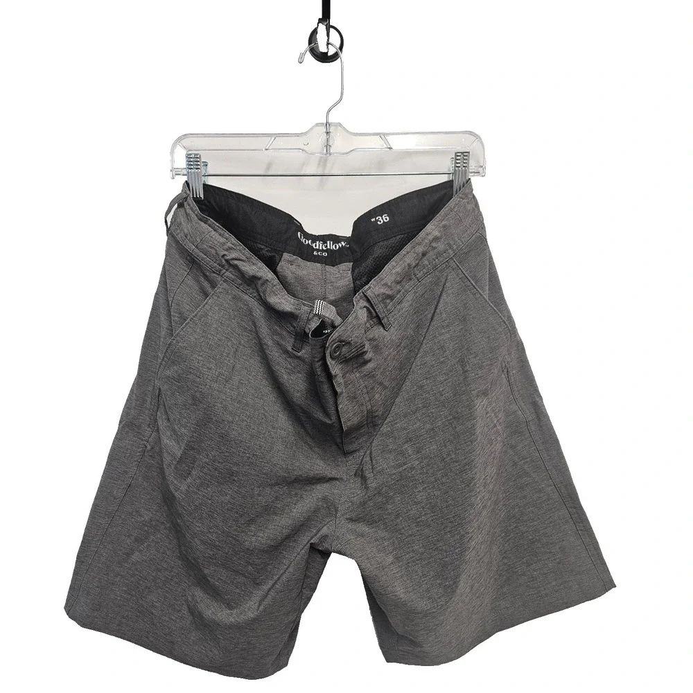 Good‎ Fellow gray shorts 36 inch waist with added drawstring pockets